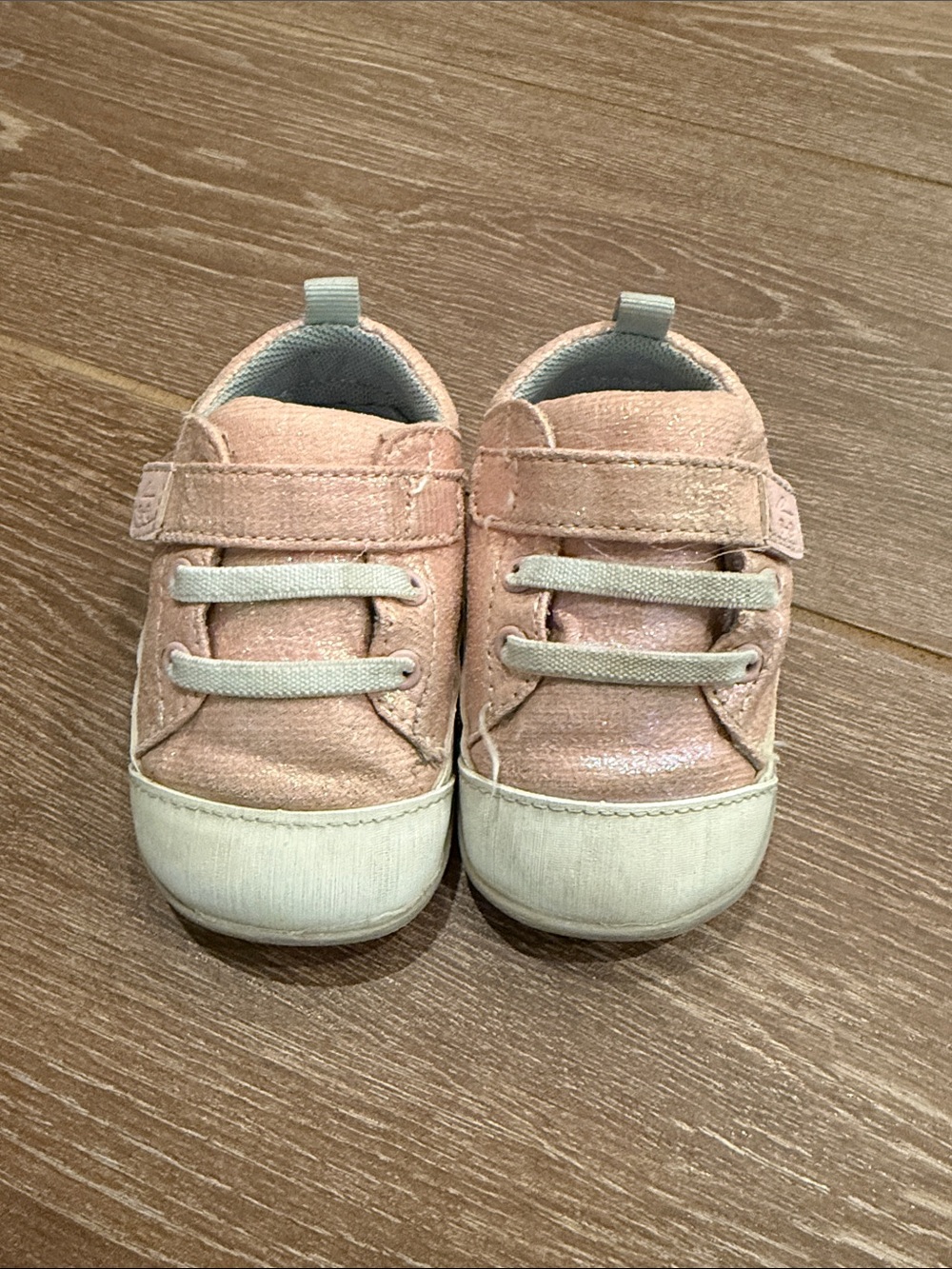 See Kai Run Pink Glitter Toddler Sneakers